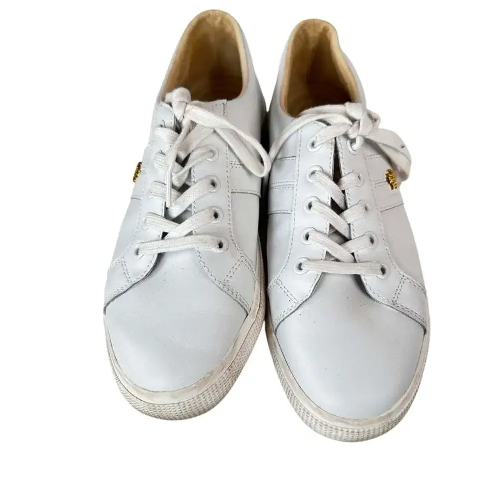 Lauren Ralph Lauren Janson II Sneakers Size 9.5 White Casualcore Streetwear
